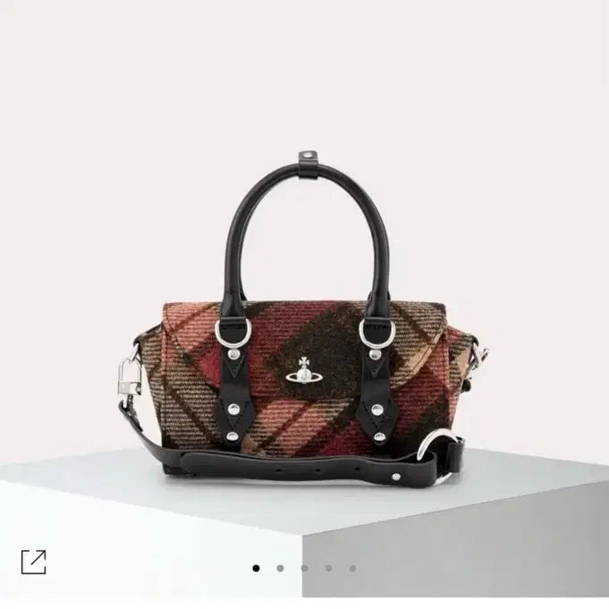 [BUNJANG] Vivienne Westwood Harris Tweed Check Bettina Bag / 비비안웨스트우드 해리스 트위드 체크 베티나 백