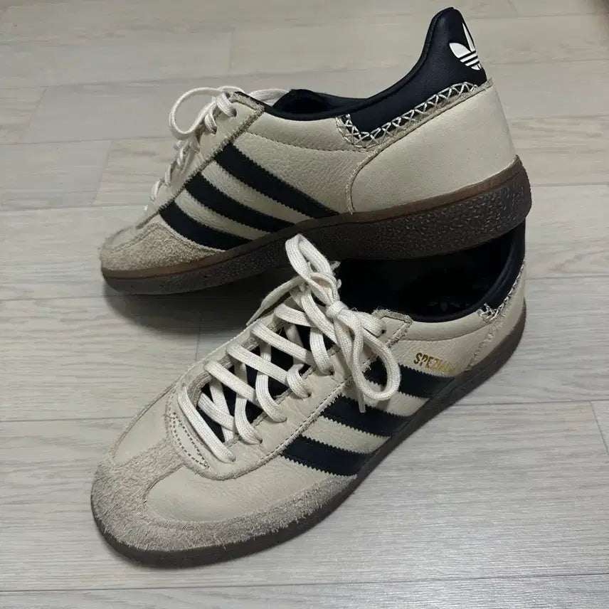 [BUNJANG] Adidas Spezial Ivory Black Sneakers / 실착 1회 아디다스 스페지알 아이보리 블랙 270