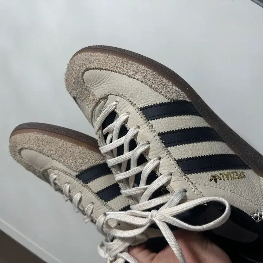 [BUNJANG] Adidas Spezial Ivory Black Sneakers / 실착 1회 아디다스 스페지알 아이보리 블랙 270