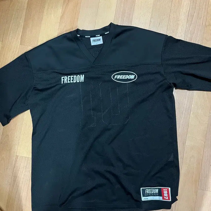 [SOLD OUT] 프리덤 럭비져지 블랙 매쉬 xl