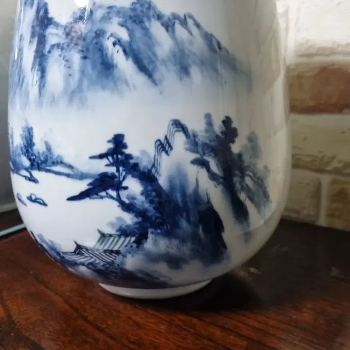 [BUNJANG] Celadon Porcelain Vase / 도자기 (산수화)
