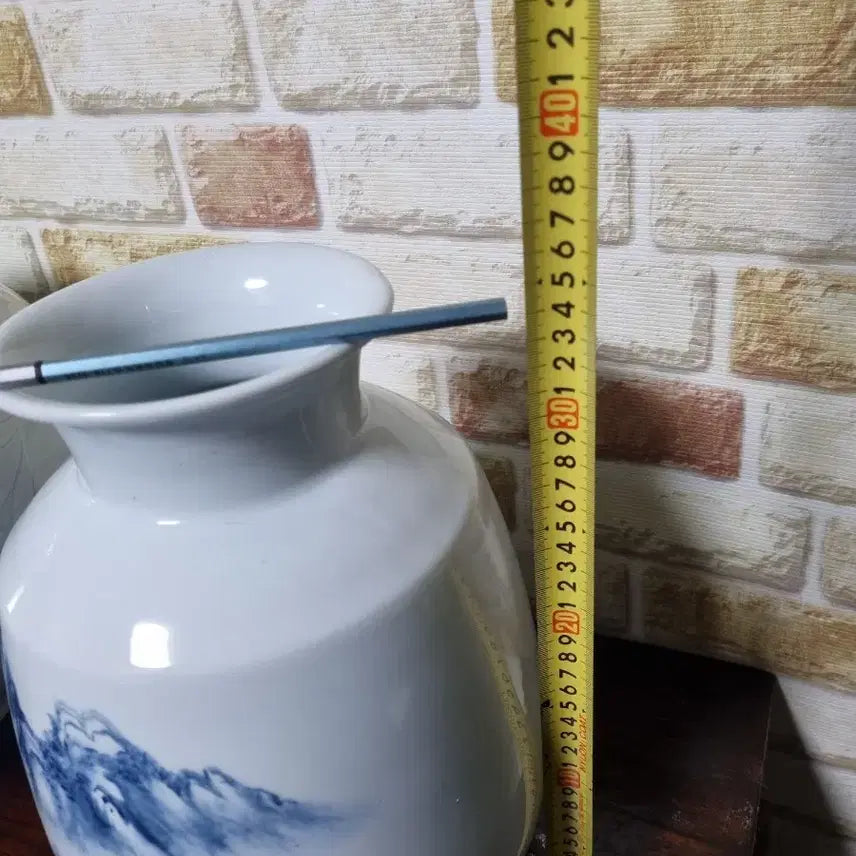 [BUNJANG] Celadon Porcelain Vase / 도자기 (산수화)