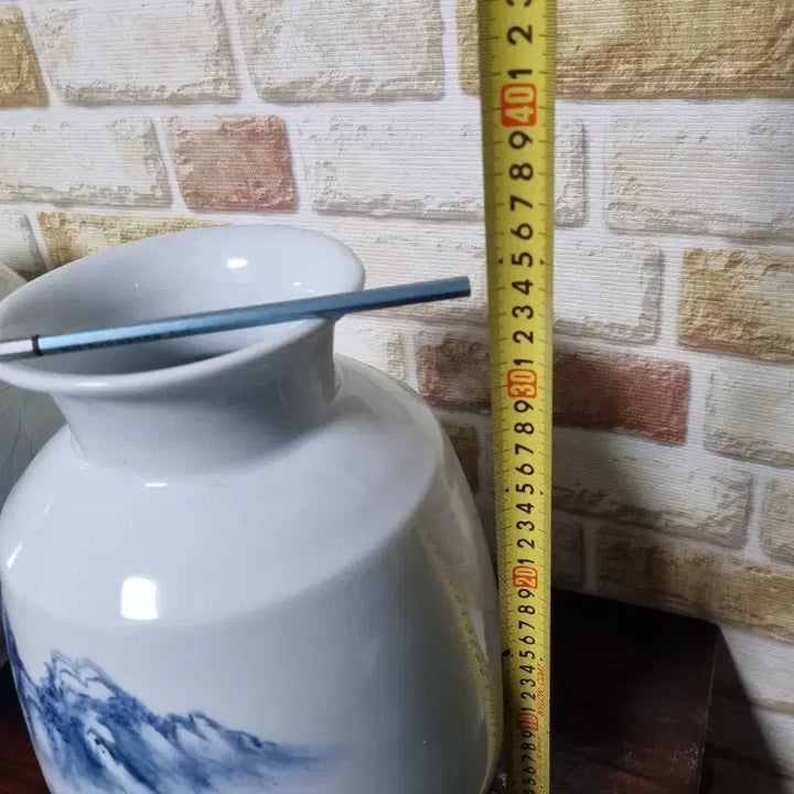 [BUNJANG] Celadon Porcelain Vase / 도자기 (산수화)