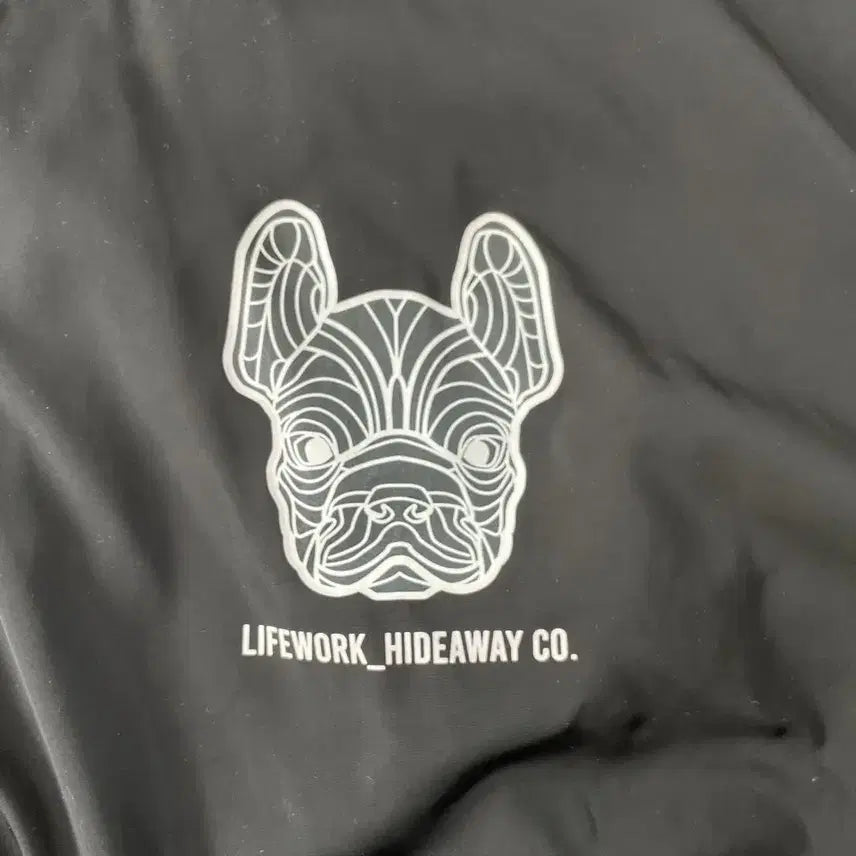 [BUNJANG] Life Work Big Logo Reversible Windbreaker Jacket / M 라이프워크 빅로고 바람막이