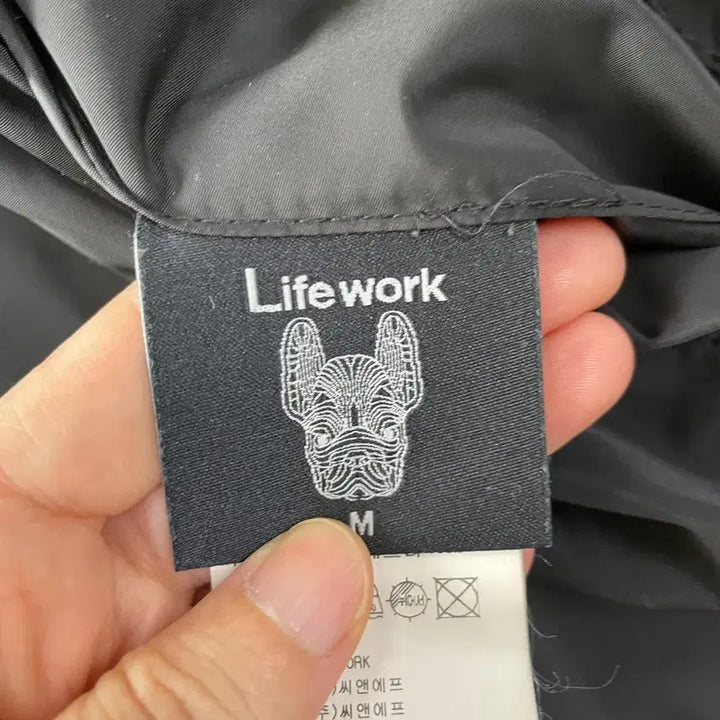 [BUNJANG] Life Work Big Logo Reversible Windbreaker Jacket / M 라이프워크 빅로고 바람막이