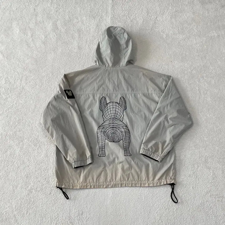 [BUNJANG] Life Work Big Logo Reversible Windbreaker Jacket / M 라이프워크 빅로고 바람막이