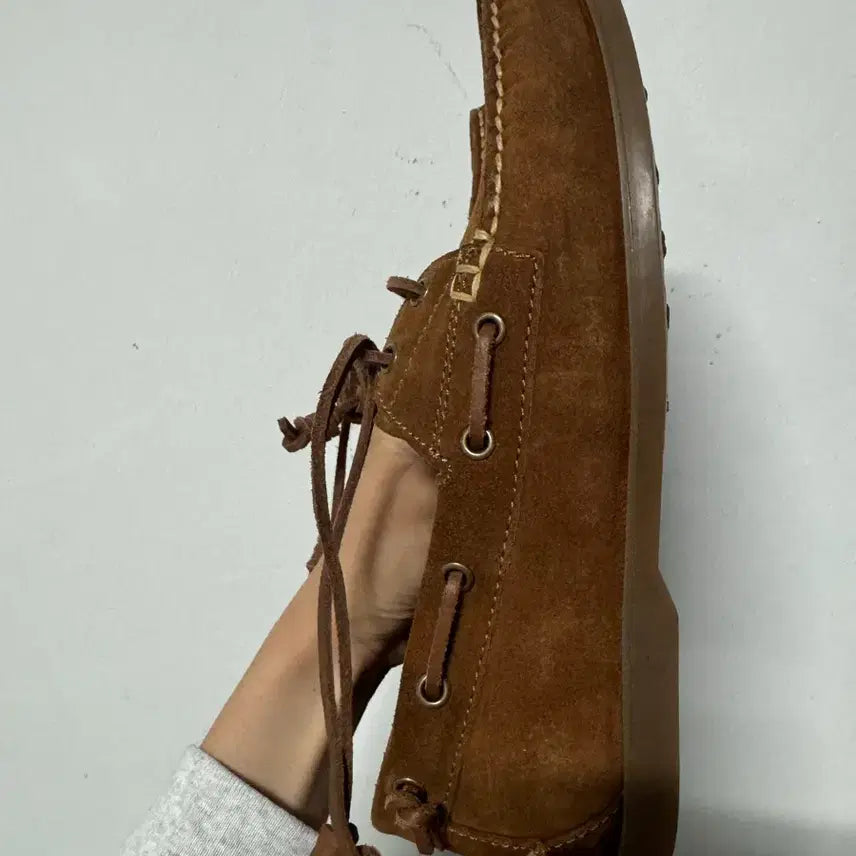 [SOLD OUT] 김원중 폴로 랄프로렌 스웨이드 보트 슈즈 , 로퍼 9.5D 브라운 270