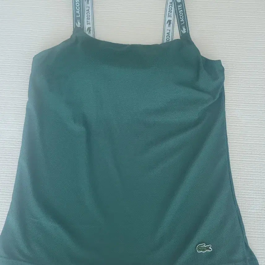 [BUNJANG] Lacoste Green Cap Sleeveless Top / 라코스테 그린 캡나시
