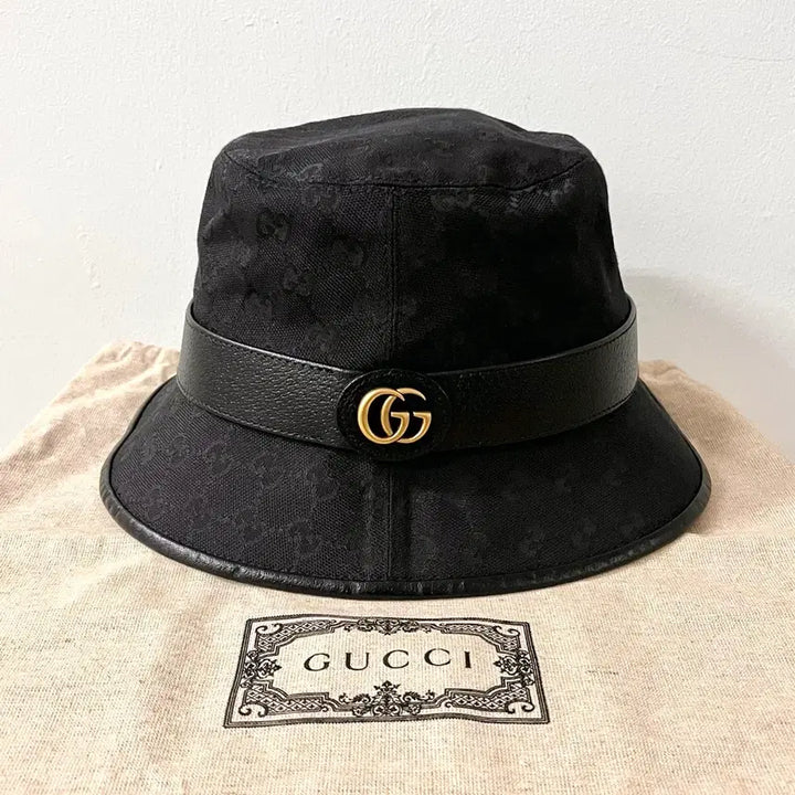 [BUNJANG] Gucci GG Bucket Hat / [미사용/정품] 구찌 GG 버킷 모자 블랙 버킷햇