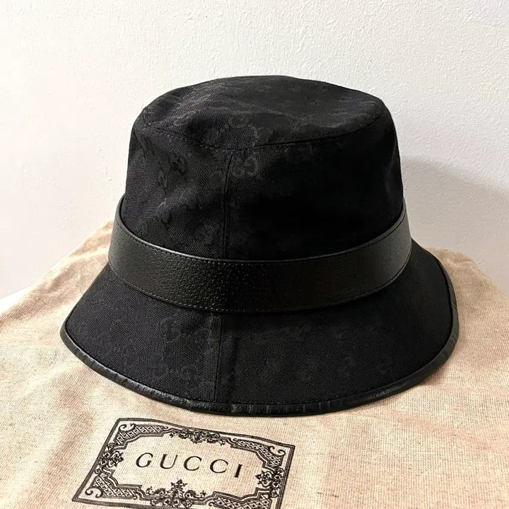 [BUNJANG] Gucci GG Bucket Hat / [미사용/정품] 구찌 GG 버킷 모자 블랙 버킷햇