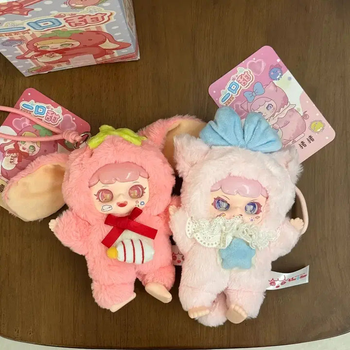 [BUNJANG] Manchao Sweet Treats Keychain 2-Piece Set / 만차오 달콤 디저트 sweet treats 키링 인형 2종 판매