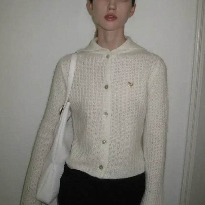 [BUNJANG] Smooth Mood Kang Min-kyung Knit Cardigan / 스무드무드 강민경 착용 니트가디건