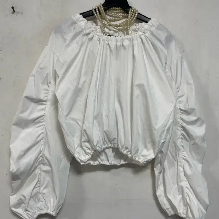 [BUNJANG] N6264 Shirred Balloon Blouse / 특가새)N6264 바스락~셔링 벌룬 블라우스.아방