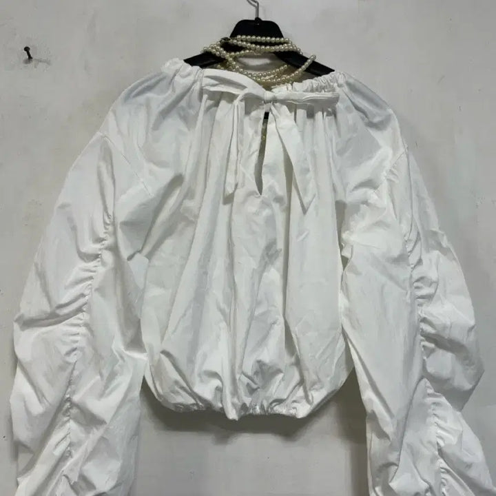 [BUNJANG] N6264 Shirred Balloon Blouse / 특가새)N6264 바스락~셔링 벌룬 블라우스.아방