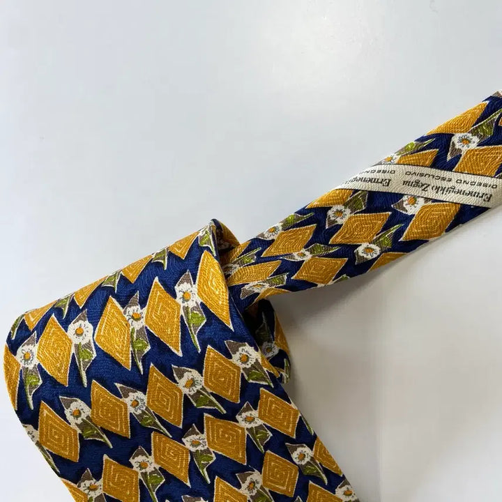 [BUNJANG] Ermenegildo Zegna Silk Necktie / 에르메네질도 제냐 정품 명품 넥타이