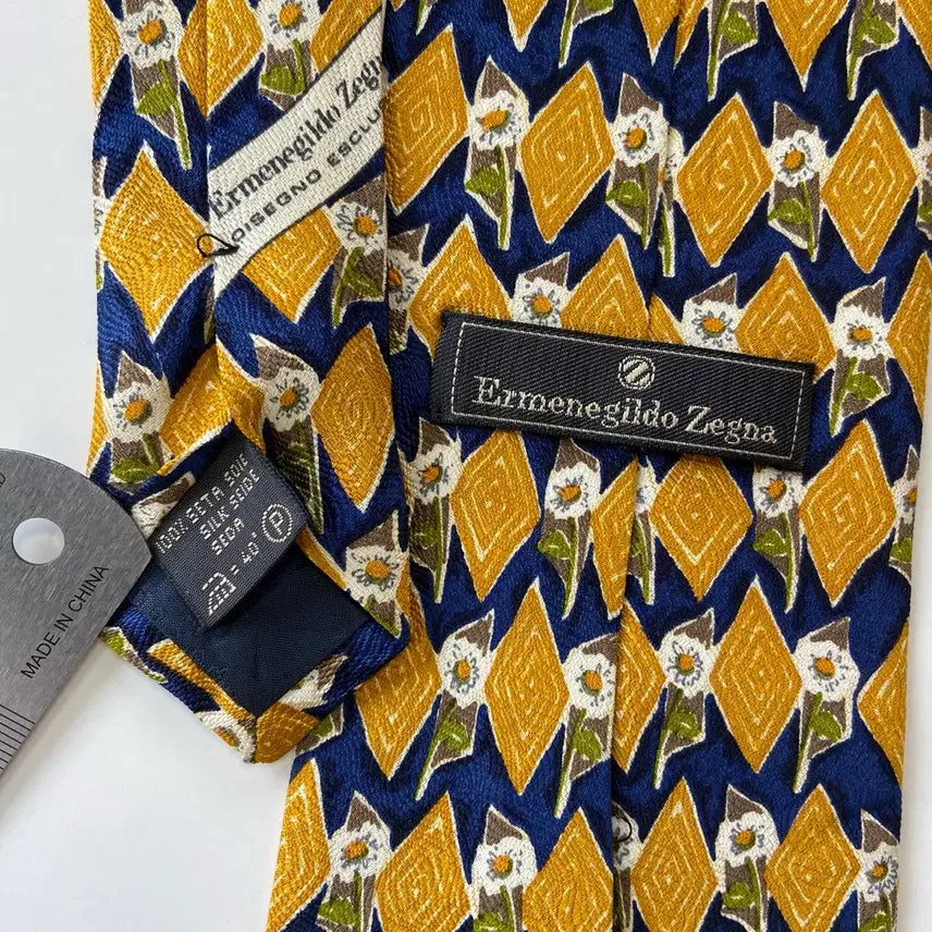 [BUNJANG] Ermenegildo Zegna Silk Necktie / 에르메네질도 제냐 정품 명품 넥타이