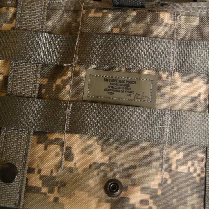 [BUNJANG] US Military ACU M4 3-Magazine Pouch / 미군 ACU 3연 탄창 파우치 (오리지널)