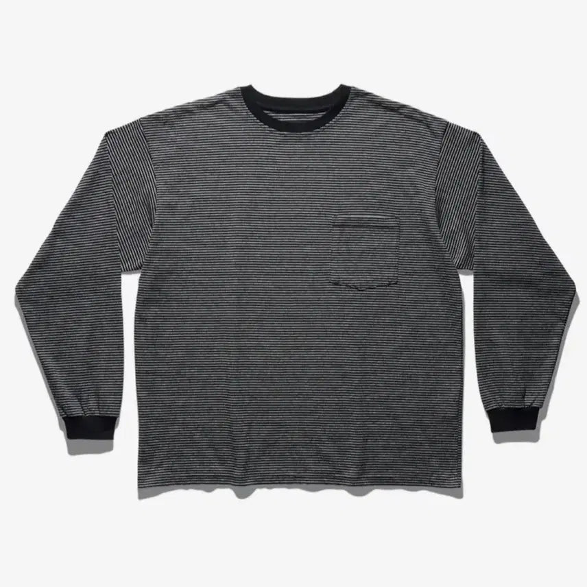 [BUNJANG] XL Deuter Tanabe Pocket Long Sleeve T-shirt Black Stripe / [XL] 듀테로 타나베 포켓 롱슬리브 긴팔 티셔츠 블랙 스트라이프