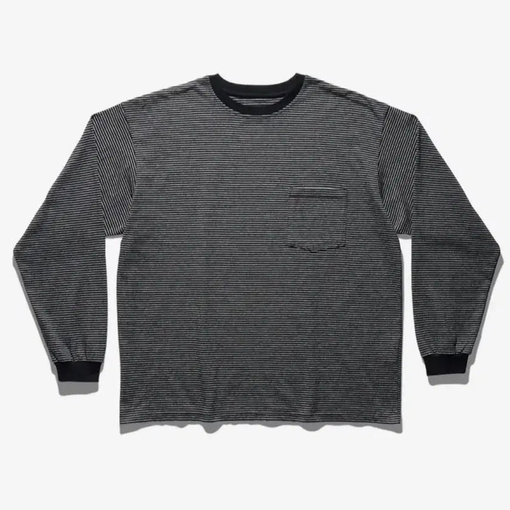 [BUNJANG] XL Deuter Tanabe Pocket Long Sleeve T-shirt Black Stripe / [XL] 듀테로 타나베 포켓 롱슬리브 긴팔 티셔츠 블랙 스트라이프