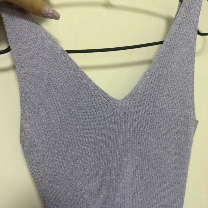 [BUNJANG] Lavender Slit Long Dress / 라벤더 트임 롱 원피스