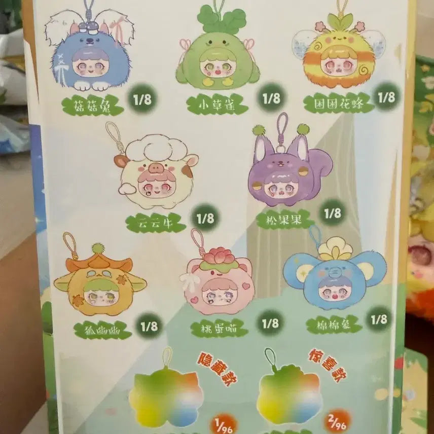 [BUNJANG] Manchao Fantasy Town Doll Keyring (Set of 2) / 만차오 판타지 타운 인형 키링 2종 판매