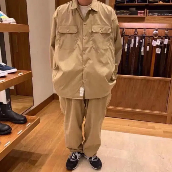 [BUNJANG] Beams SSZ X ah.h Akio Hasegawa Work Shirt / Beams SSZ X ah.h 아키오 하세가와 워크 셔츠