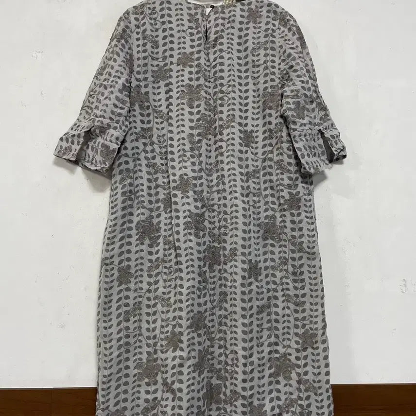 [BUNJANG] N6265 Embroidered Long Dress / N6265 자수 롱 원피스.마