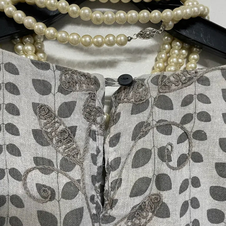 [BUNJANG] N6265 Embroidered Long Dress / N6265 자수 롱 원피스.마