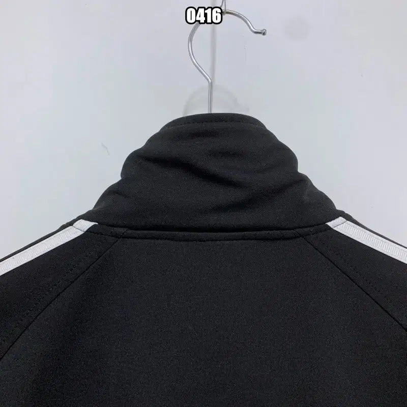 [BUNJANG] Adidas Classic Three-Stripe Black Track Jacket / S 아디다스 클래식 삼선 블랙 트랙탑 져지 자켓