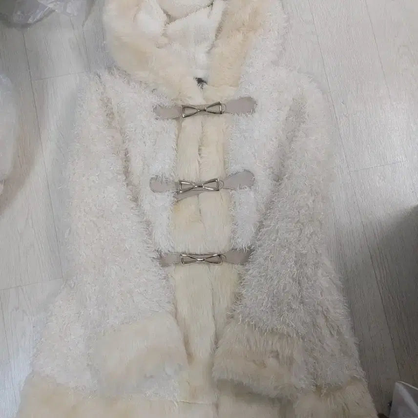 [BUNJANG] Cecil McBee Vintage Fur Hooded Duffle Coat / 세실맥비 빈티지 퍼 후드 떡볶이 코트 뽀글이자켓 달천깔