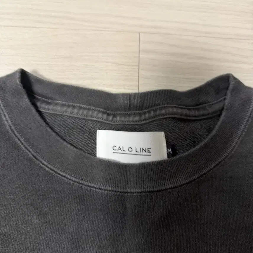 [BUNJANG] Cal O Line Charcoal Three-Quarter Sleeve Knit / [M] 칼오라인 차콜 칠부니트