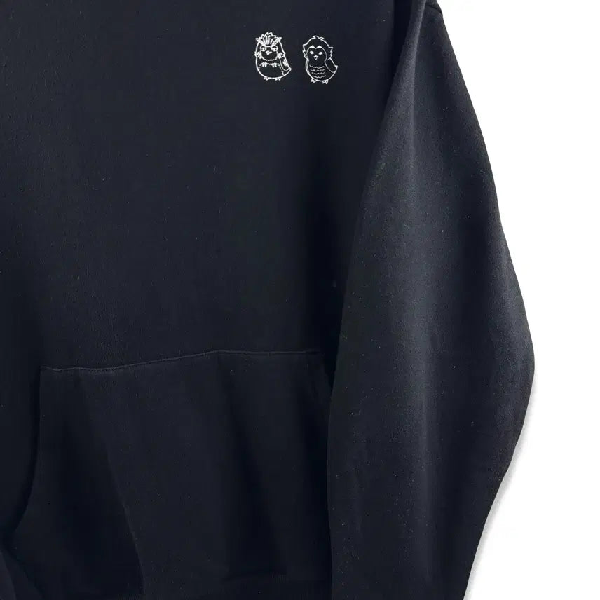 [BUNJANG] Haikyuu Official Black Hoodie / 하이큐 오피셜 블랙 후드티3155