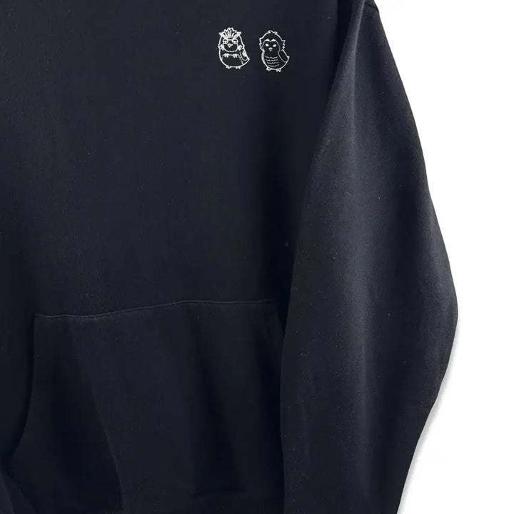 [BUNJANG] Haikyuu Official Black Hoodie / 하이큐 오피셜 블랙 후드티3155