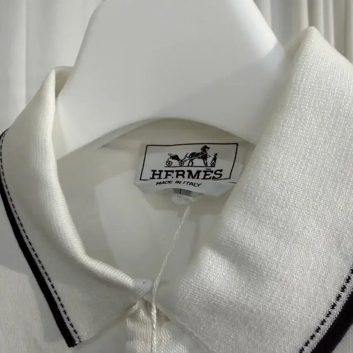 [BUNJANG] Hermès Cotton Pocket Collar T-shirt / [새상품/L] 에르메스 코튼 포켓 카라 티셔츠