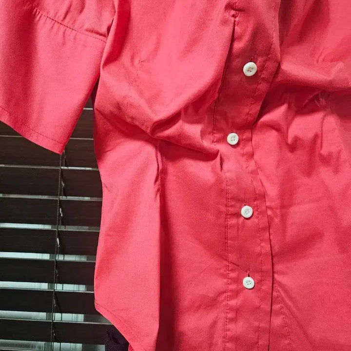[BUNJANG] Vivienne Westwood Pink Blouse / 비비안웨스트우드 핑크 반팔 블라우스