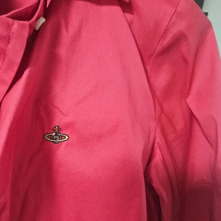 [BUNJANG] Vivienne Westwood Pink Blouse / 비비안웨스트우드 핑크 반팔 블라우스
