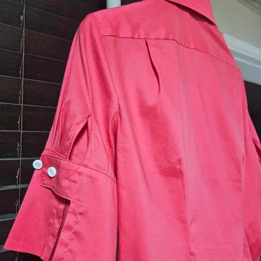 [BUNJANG] Vivienne Westwood Pink Blouse / 비비안웨스트우드 핑크 반팔 블라우스