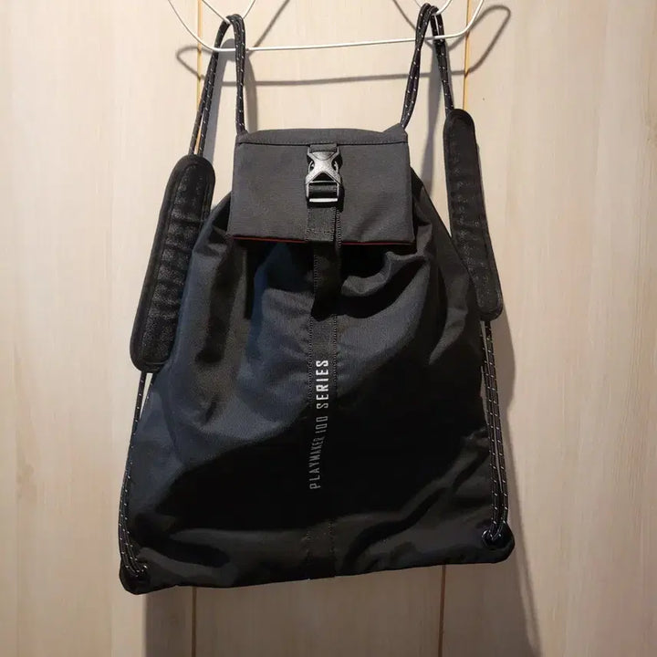 [BUNJANG] Playmaker 100 Series Black Gym Sack Backpack / 플레이메이커 100 시리즈 블랙 짐색 백팩 축구가방 스트링 백 럭색