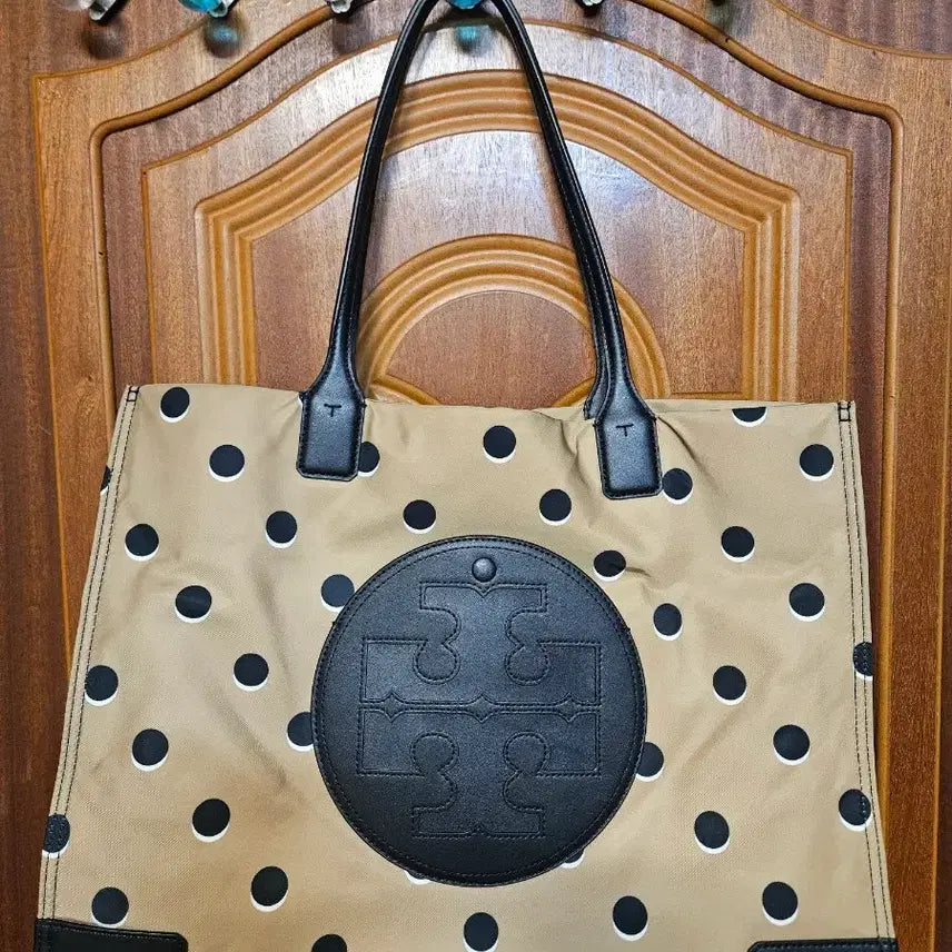 [BUNJANG] Tory Burch Ella Polka Dot Printed Tote Bag / 토리버치 엘라 폴카닷 프린티드 토트백