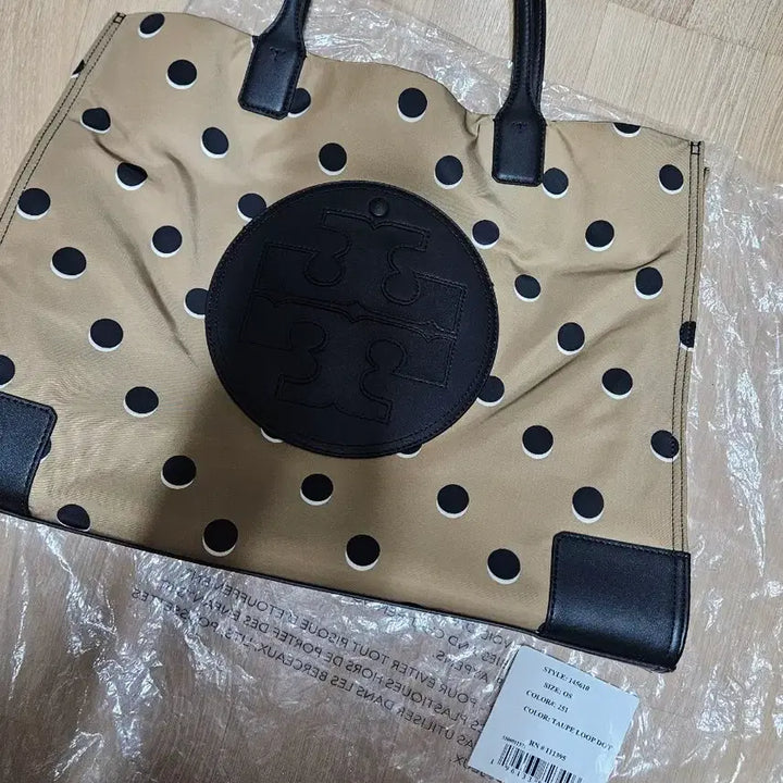 [BUNJANG] Tory Burch Ella Polka Dot Printed Tote Bag / 토리버치 엘라 폴카닷 프린티드 토트백