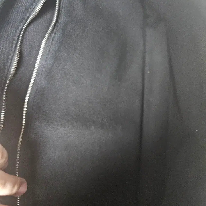 [BUNJANG] Hermes Fruit Tote MM Black Denim Tote Bag / 에르메스 후루토 토르카 mm 블랙 데님 토트백 스트라이프 핸들