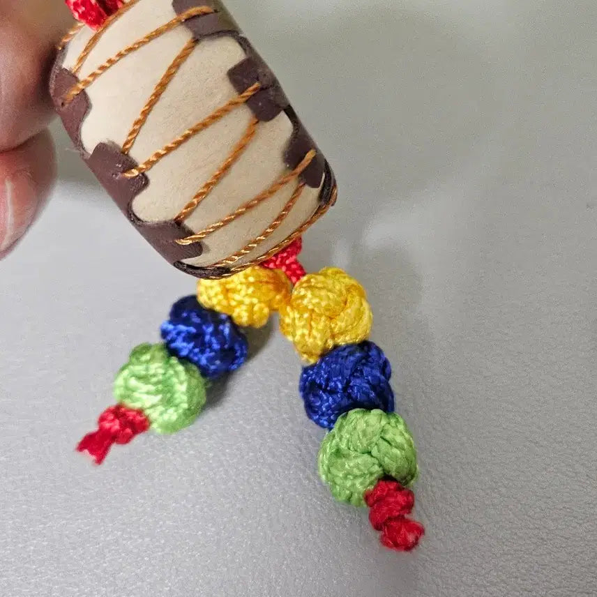 [BUNJANG] Korean Traditional Taegeuk and Buk Keychain Set / 한국 전통 북/태극 키링 세트