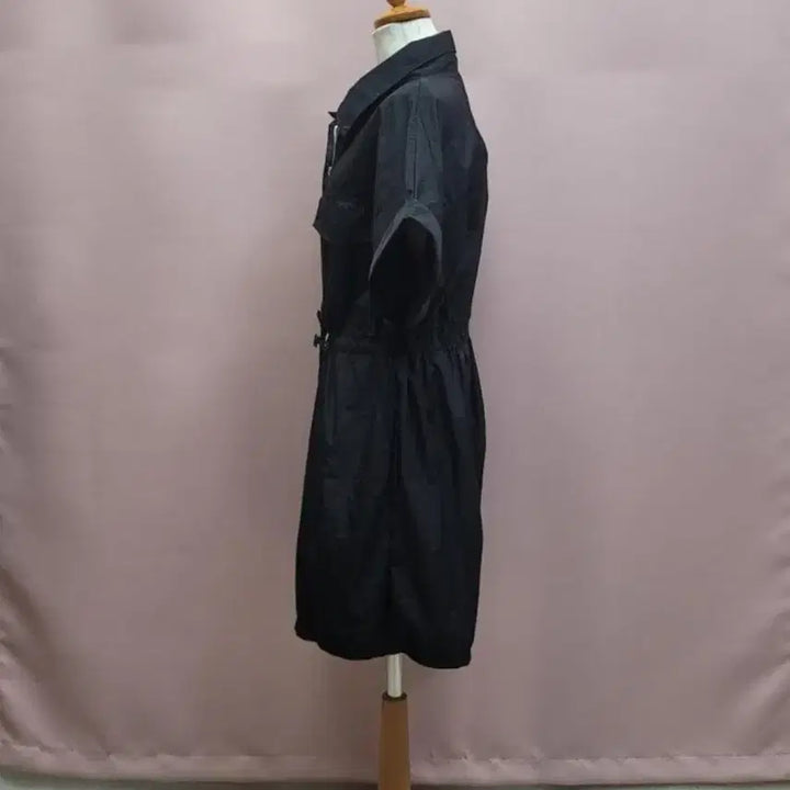 [BUNJANG] Unbranded Black String Shorts Jumpsuit / 바스락 스트링 반바지 점프수트 블랙