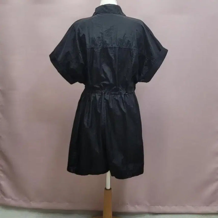[BUNJANG] Unbranded Black String Shorts Jumpsuit / 바스락 스트링 반바지 점프수트 블랙
