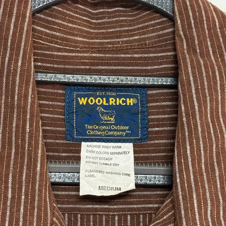 [BUNJANG] WOOLRICH Stripe Shirt 100-105 / 미국 WOOLRICH 스트라이프 셔츠 100-105