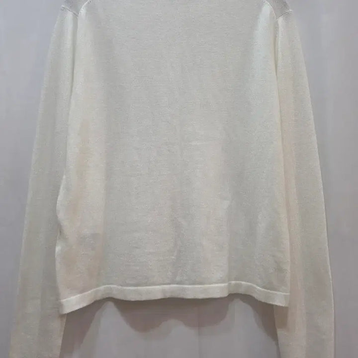 [SOLD OUT] (정품)꾸레쥬 화이트 긴팔 니트 티셔츠