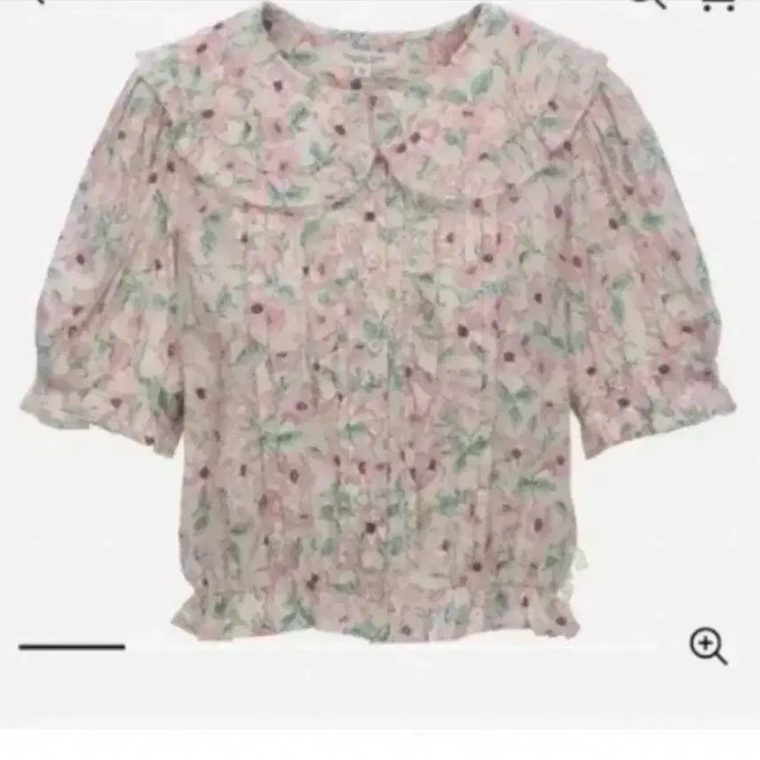 [BUNJANG] Thursday Island Floral Blouse / 써스데이아일랜드 불루종 블라우스