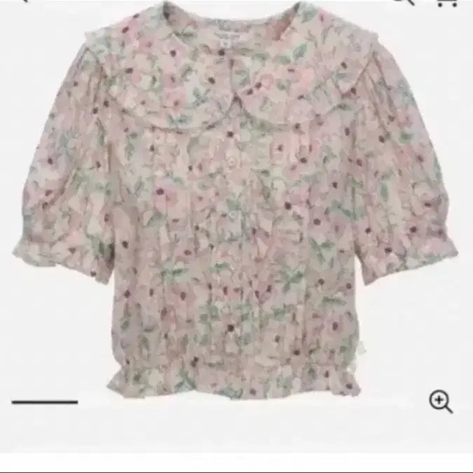 [BUNJANG] Thursday Island Floral Blouse / 써스데이아일랜드 불루종 블라우스