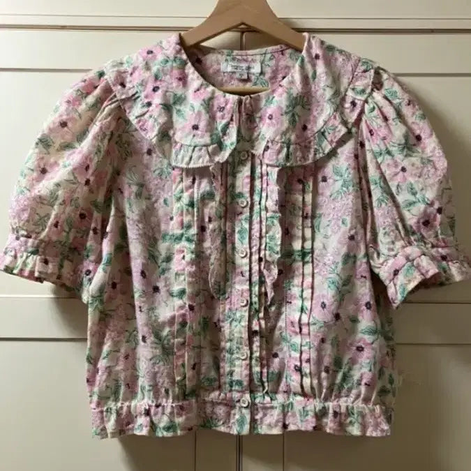 [BUNJANG] Thursday Island Floral Blouse / 써스데이아일랜드 불루종 블라우스