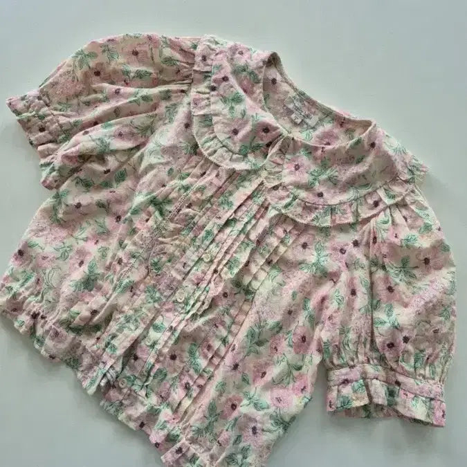 [BUNJANG] Thursday Island Floral Blouse / 써스데이아일랜드 불루종 블라우스